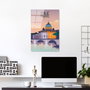 Wallity Cuadro Decorativo de Vidrio Templado Multicolor 30 x 45 cm